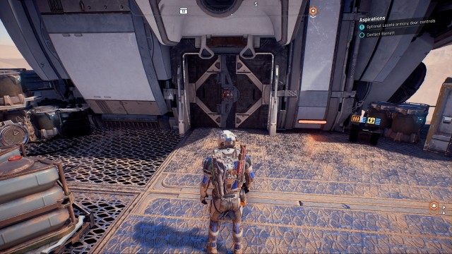 Optional: Locate armory door controls