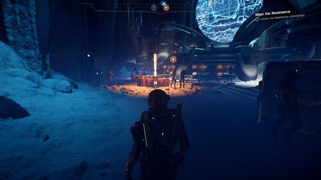 Locate the Resistance commander / Speak to Commander Do Xeel