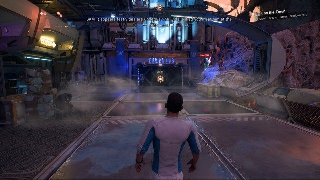 Meet Reyes at Outcast headquarters