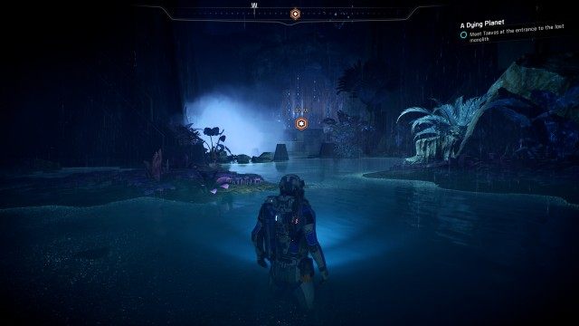 Meet Taavos at the entrance to the lost monolith