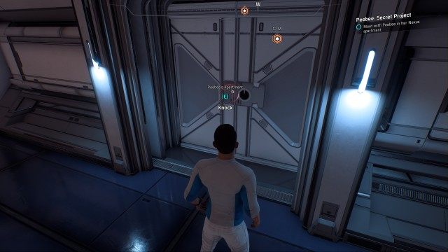 Meet with Peebee in her Nexus apartment