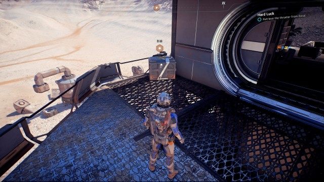 Retrieve the thruster from Axius