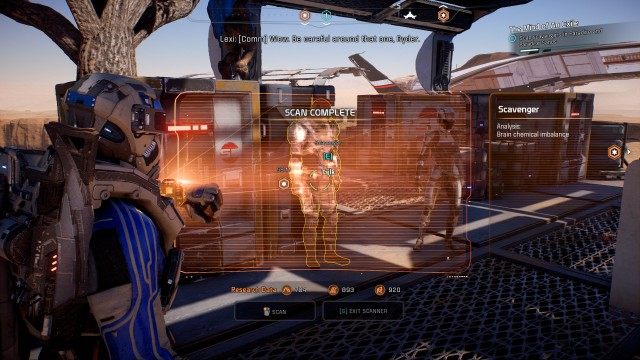 Scan scavengers in Paradise and Paradise Sands