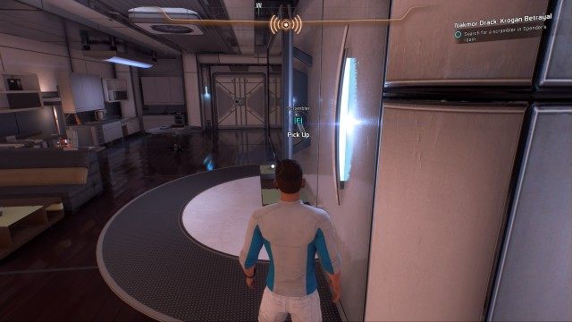 Search for a scrambler in Spender's room