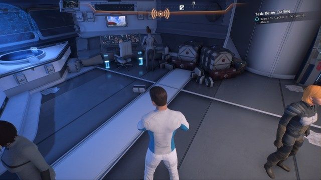 Search for supplies in the Hyperion Atrium