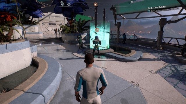 Speak to the angara who scanned you