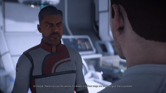 Speak with Harry in the cryo bay
