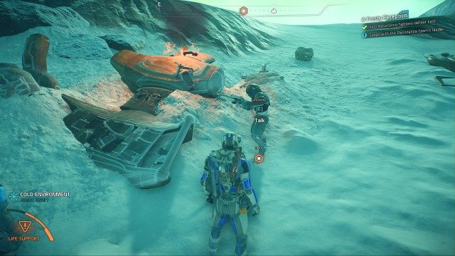 Speak with the Resistance team's leader