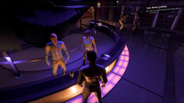 Take the weird looking Havarl hops back to the Vortex