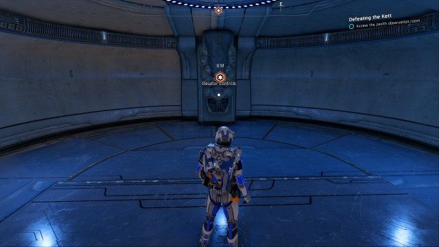 Access the zenith observation room