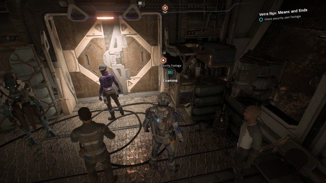 Check security cam footage