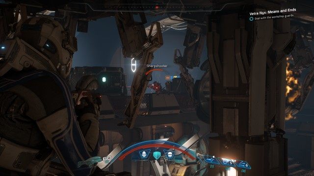 Deal with the workshop guards