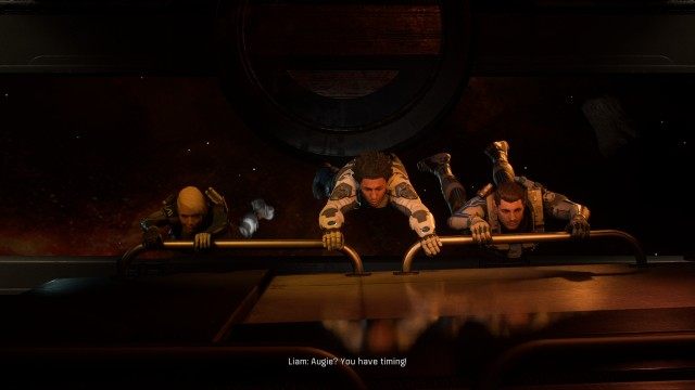 Fight to the cargo bay exit