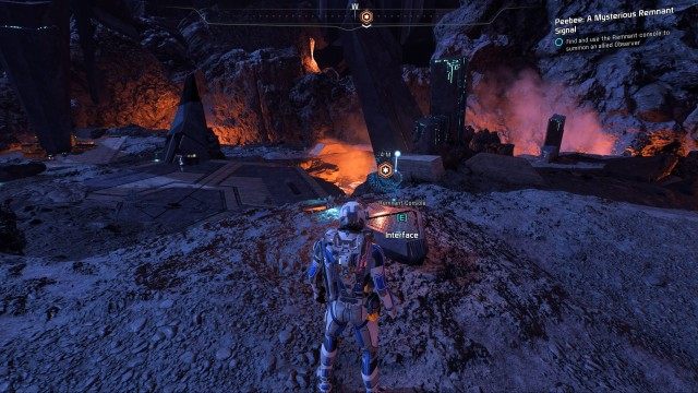 Find and use the Remnant console to summon an allied Observer