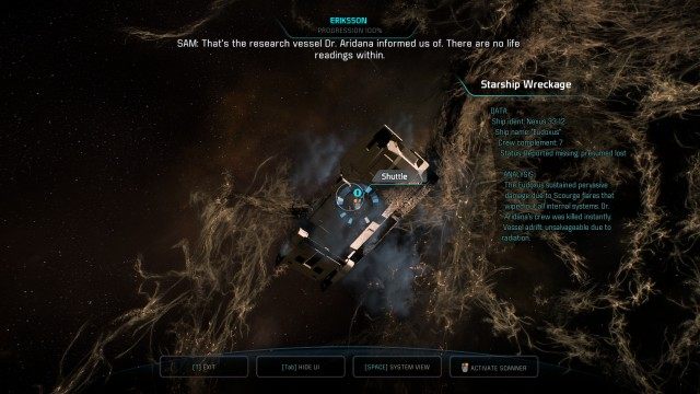 Find the missing science vessel