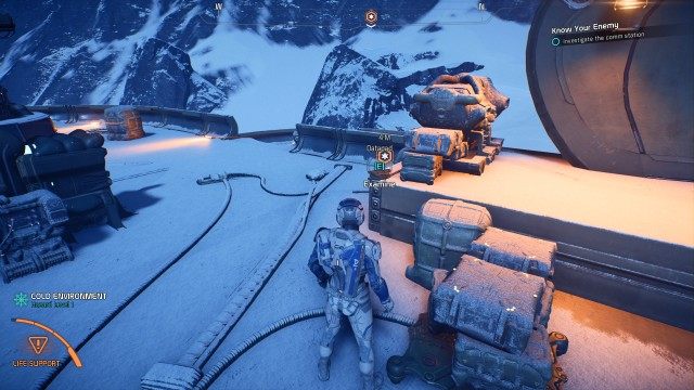 Investigate the comm station