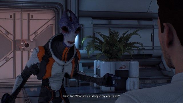 Leave Rand Lon's apartment