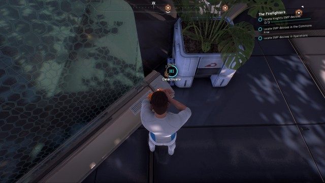 Locate EMP devices in the Commons Area