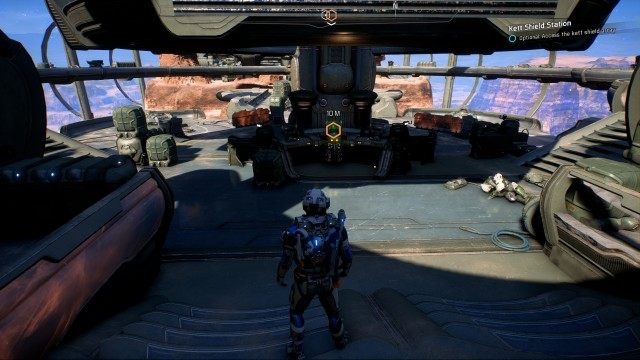 Optional: Access the kett shield array