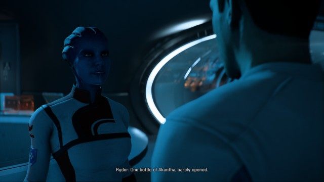 Return the asari liquor to Lexi on the Tempest