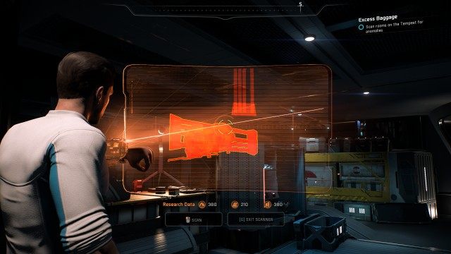 Scan rooms on the Tempest for anomalies