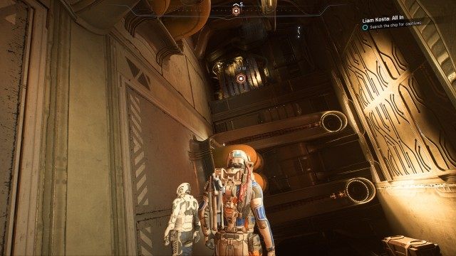 Search the ship for captives