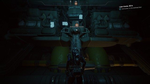 Send power to the bulkhead door