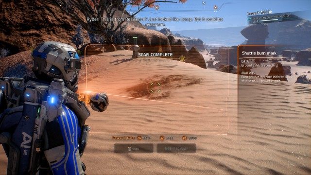 Shuttle Burn Mark