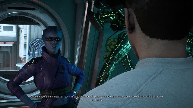 Speak to Peebee on the Tempest