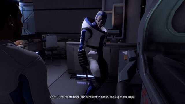 Speak with Chief Lucan