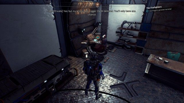 Use Knight's personal terminal