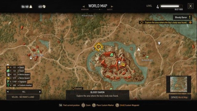 Explore the area where the boy's body was found.