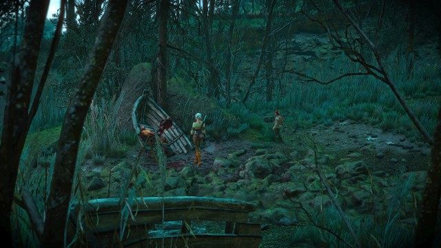 Follow Gretka. / Protect Gretka from the wolves.