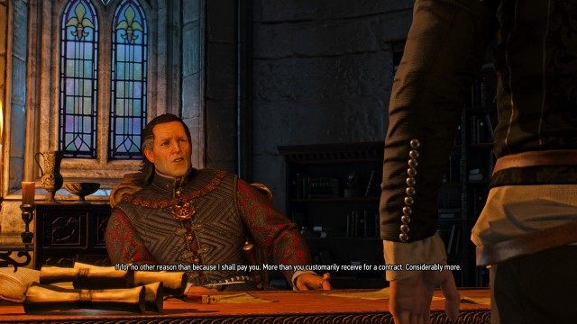 Follow the chamberlain.