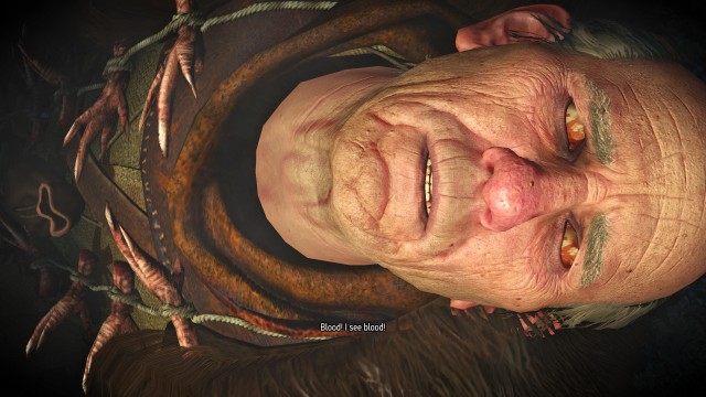 Lead the goat to the pellar.