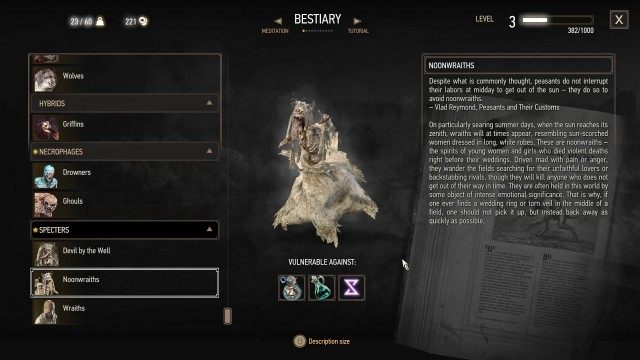 Read the entry about noonwraiths in the Bestiary.