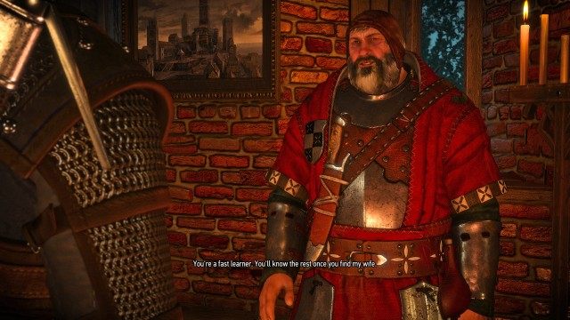 Talk to the baron about his family.