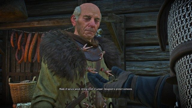 Talk to the pellar. / Agree to help find the missing goat to gain the pellar's gratitude.