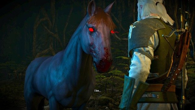 Bring a black horse to the cave beneath the Whispering Hillock.