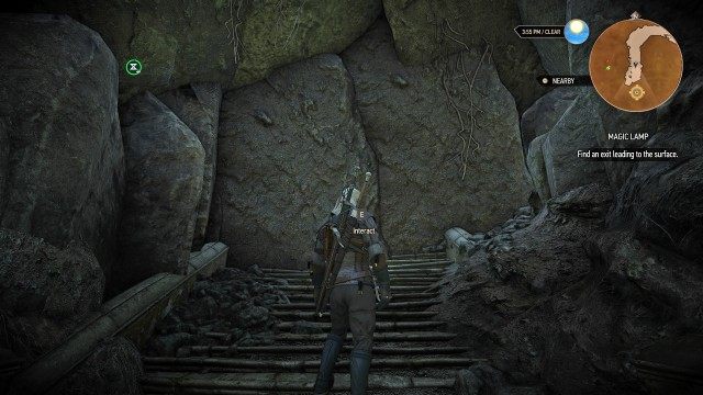 Find an exit leading to the surface.