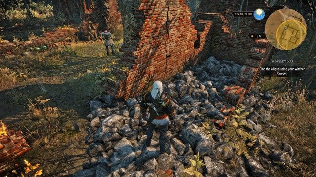Find the Allgod using your Witcher Senses.