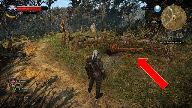 Fix all the damaged shrines. 1/3
