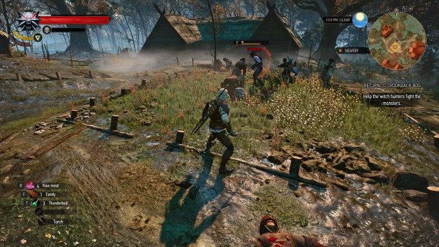 Help the witch hunters fight the monsters.