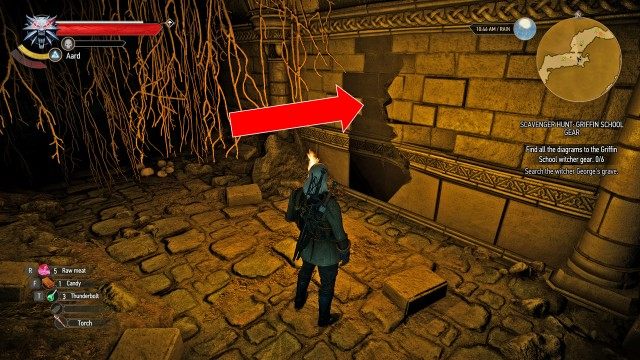Search the witcher George's grave.
