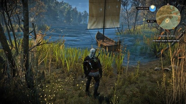 Find a way to get to Fyke Isle. / Use Keira's boat to reach Fyke Isle.