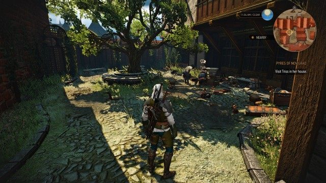 Visit Triss in her house.