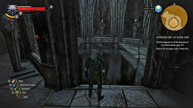 Explore the passages under Temple Isle.