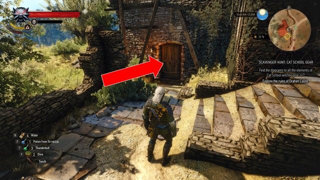Explore the ruins of Drahim Castle.