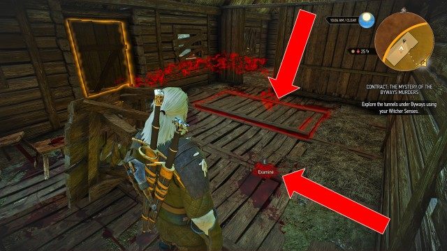 Explore the tunnels under Byways using your Witcher Senses.