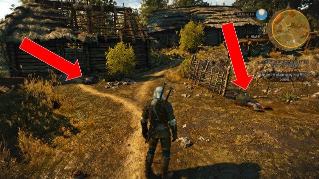 Explore the village using your Witcher Senses.